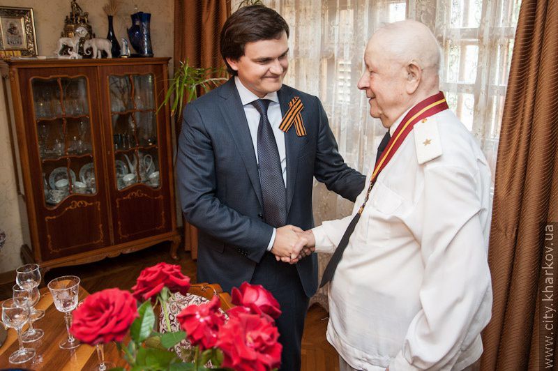 Почесного харків'янина Сергія Остащенка привітали з Днем Перемоги