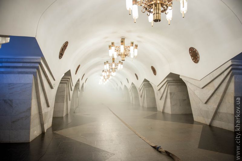 У харківському метрополітені відбулися навчання (додано фото)