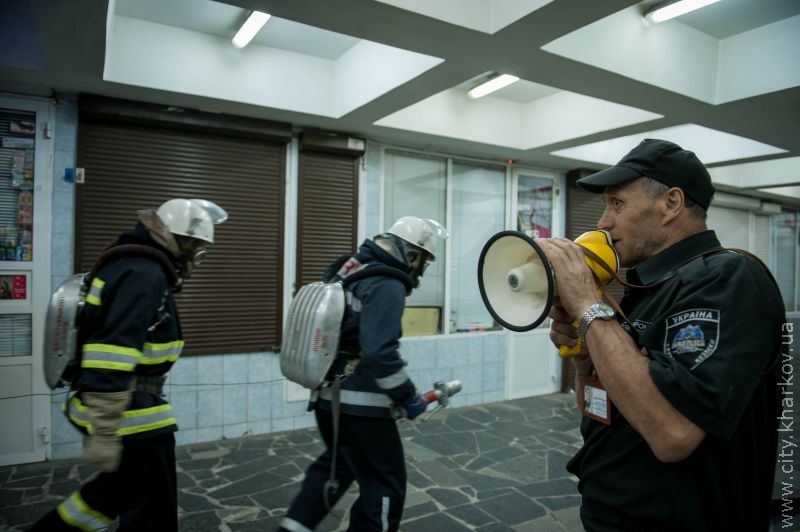 У харківському метрополітені відбулися навчання (додано фото)