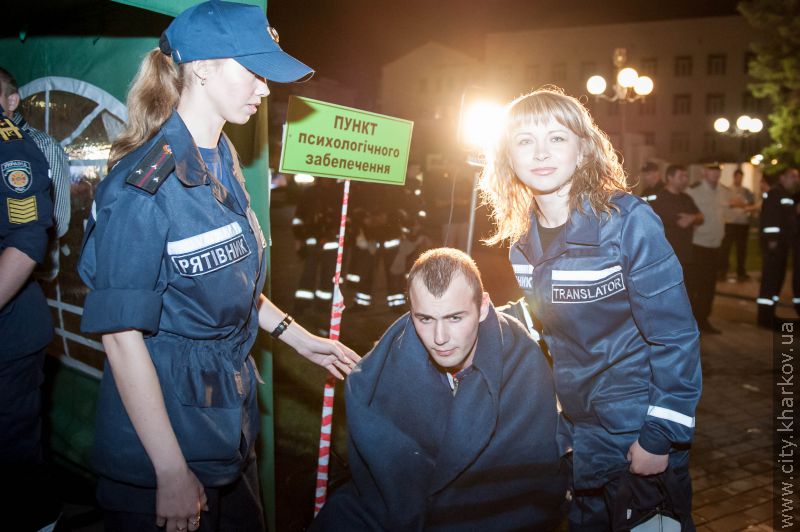 У харківському метрополітені відбулися навчання (додано фото)