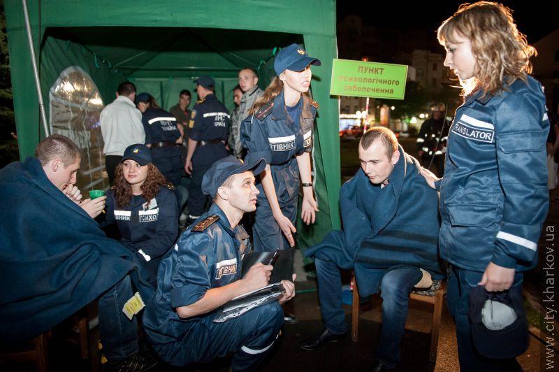 У харківському метрополітені відбулися навчання (додано фото)