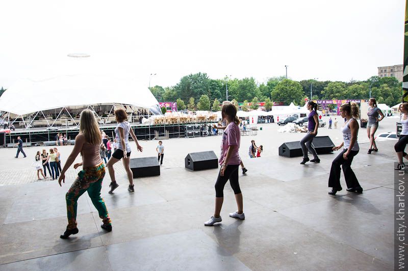 Fan-zone for Euro-2012 was presented to journalists