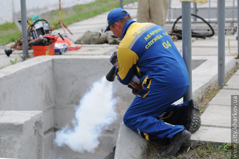 «Харківміськгаз» та управління МНС провели навчання