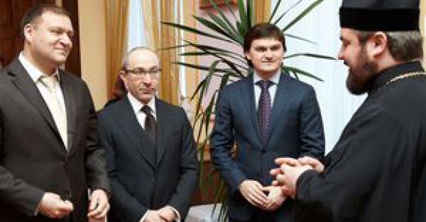 Геннадій Кернес привітав з днем народження владику Онуфрія