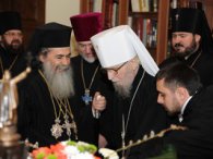 Патріарх Єрусалимський Феофіл III благословив Геннадія Кернеса на служіння народу