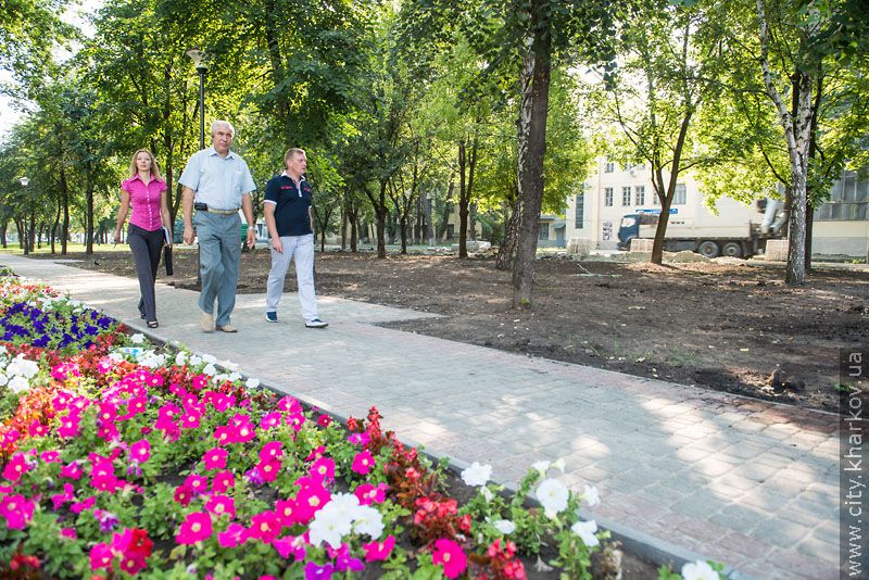 У Харкові масово реконструюють парки та сквери
