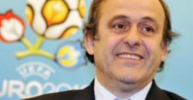 Michel Platini thanked Gennadiy Kernes for UEFA EURO 2012 in Kharkiv