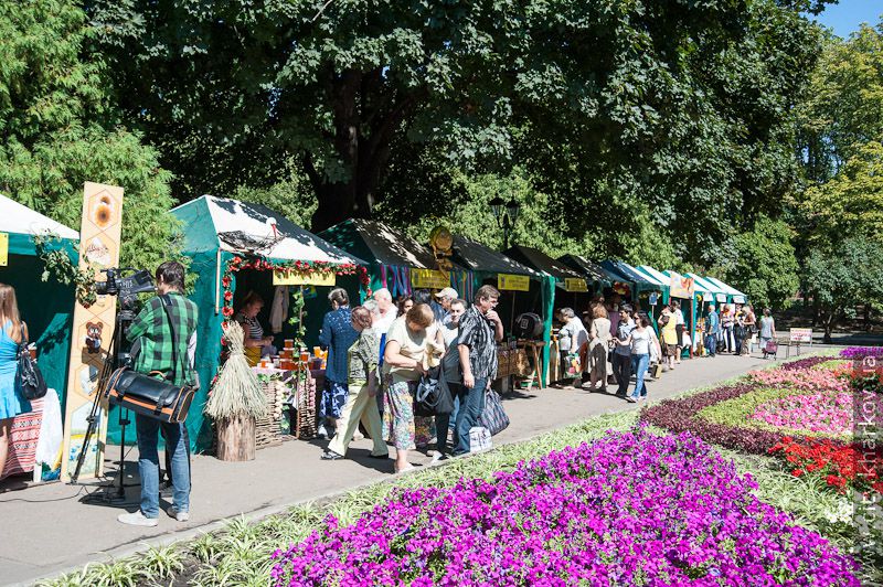 У саду імені Шевченка відкрився ярмарок «Свято меду»