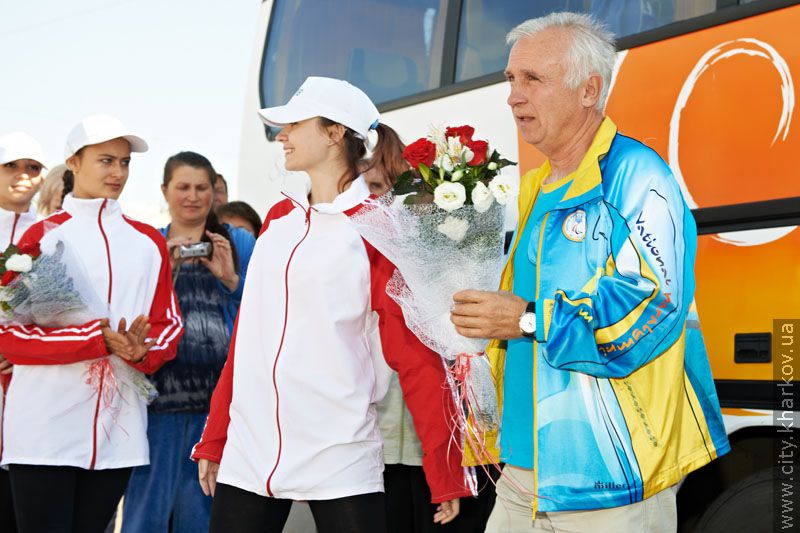 Kharkiv Paralympic sportsmen were honoured in Constitution square