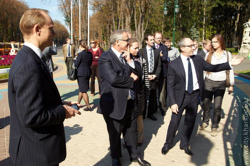 Представники ЄБРР високо оцінили реконструйований парк імені Горького