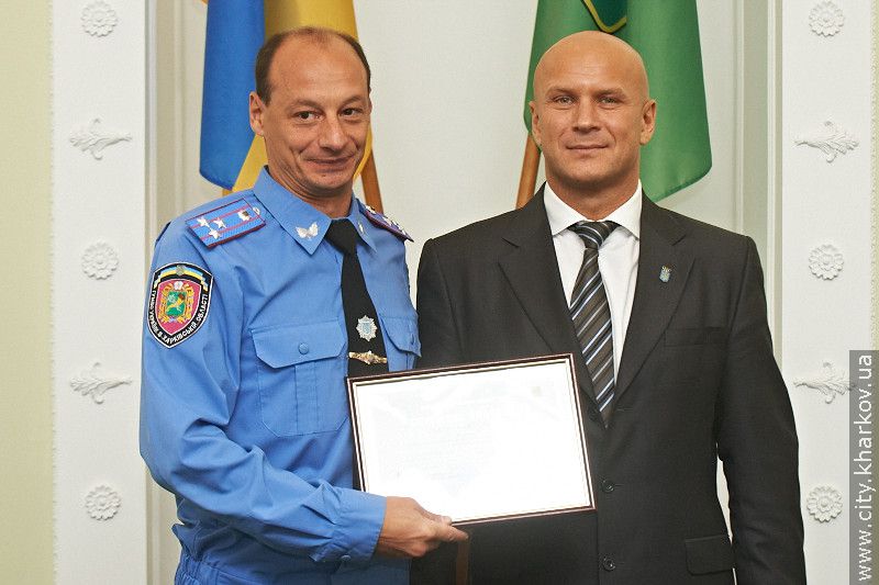 Харків'ян, які зробили внесок у підготовку Євро-2012, нагородили почесними грамотами