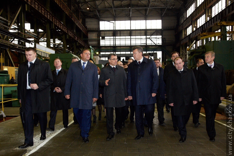 Віктор Янукович приїхав з робочим візитом у Харківську область