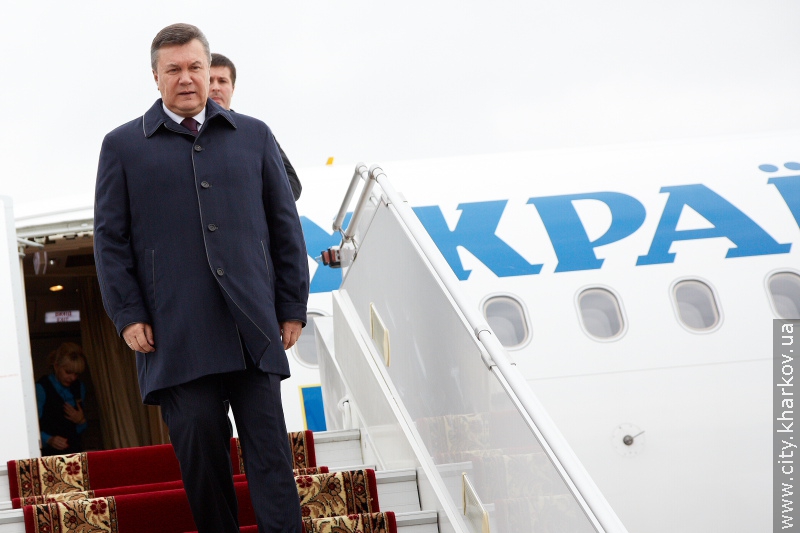 Віктор Янукович приїхав з робочим візитом у Харківську область