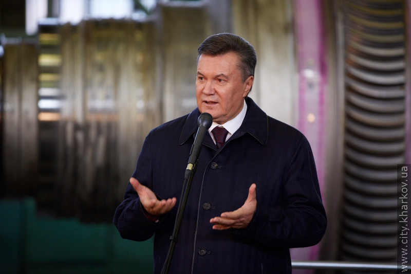 Віктор Янукович приїхав з робочим візитом у Харківську область