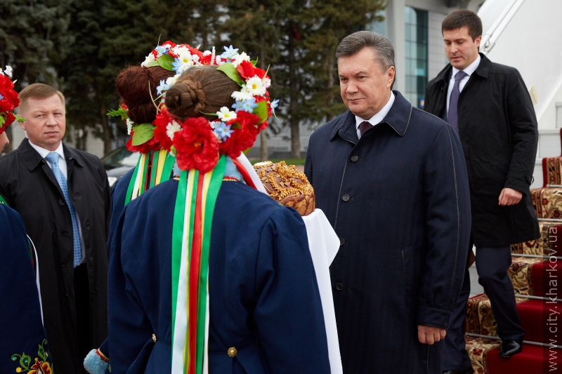 Віктор Янукович приїхав з робочим візитом у Харківську область
