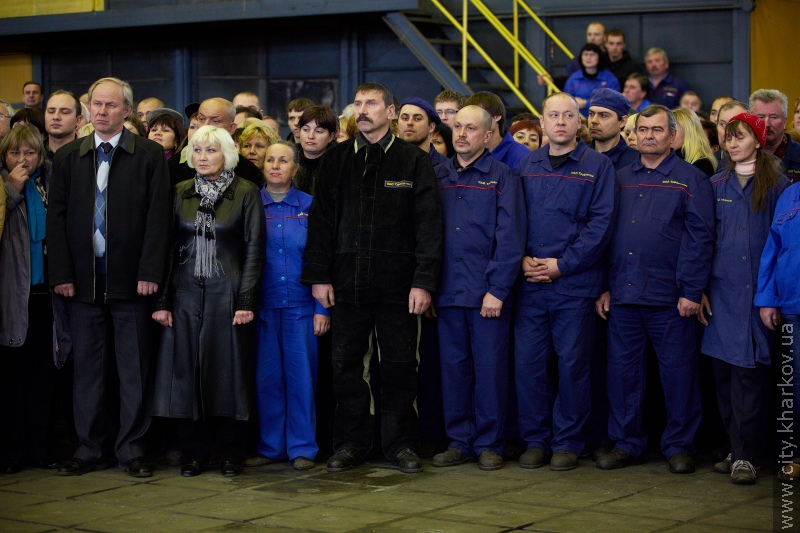 Віктор Янукович зустрівся з колективом заводу «Турбоатом» (оновлено)