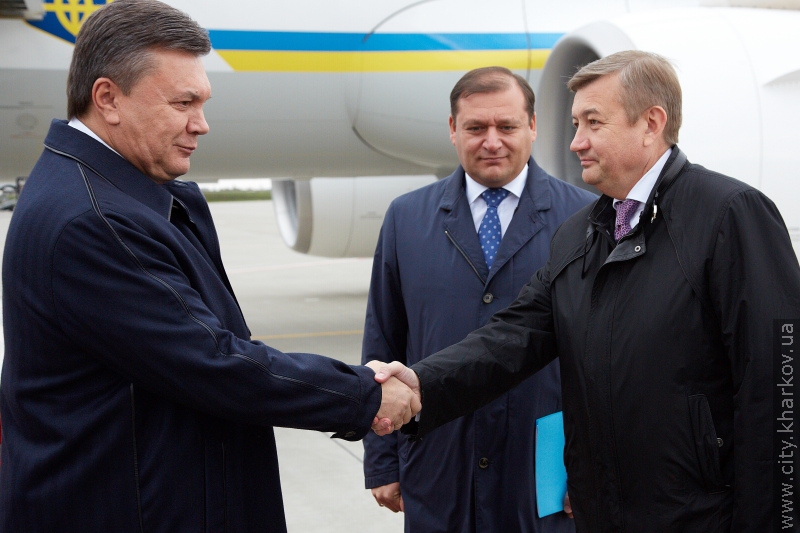 Віктор Янукович зустрівся з колективом заводу «Турбоатом» (оновлено)