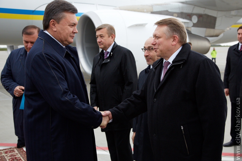 Віктор Янукович зустрівся з колективом заводу «Турбоатом» (оновлено)