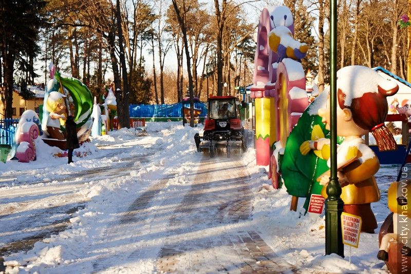 На зимових канікулах у парку Горького організують щоденні шоу-програми