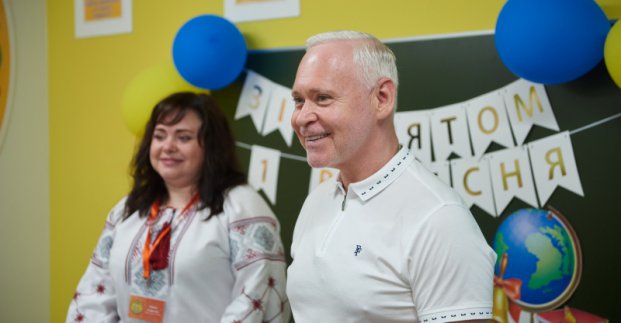Ігор Терехов привітав з Днем знань учнів Салтівського району